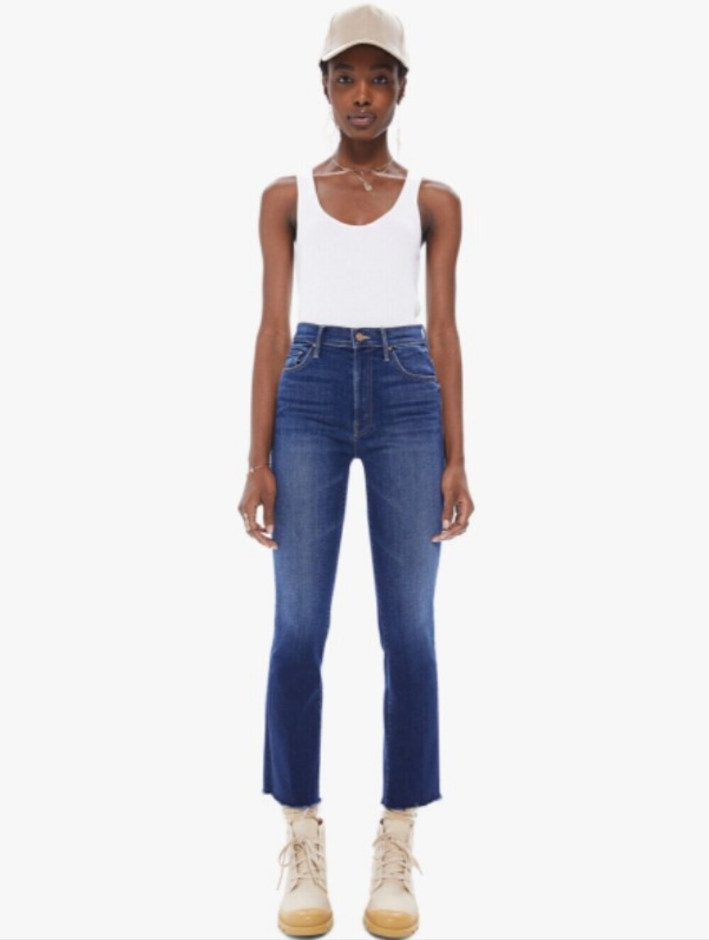 ✨ MOTHER The Insider Ankle Fray Jeans in Sweet Lime ✨ Size 27